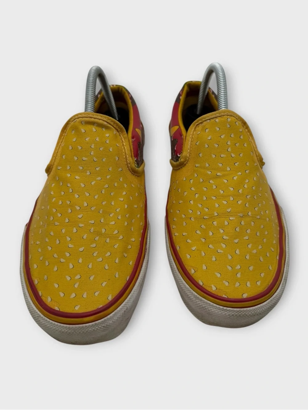 Vans Late Night Cheeseburger Slip on Men’s Size 8 Fair Condition Fun Kicks!